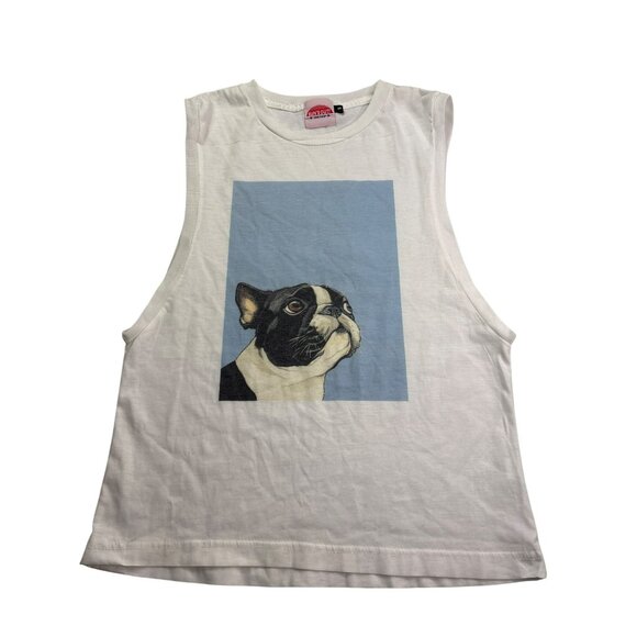 Sun's Out! Tank Shop French Bulldog Frenchie Dog Tank Top Size S - Picture 1 of 6